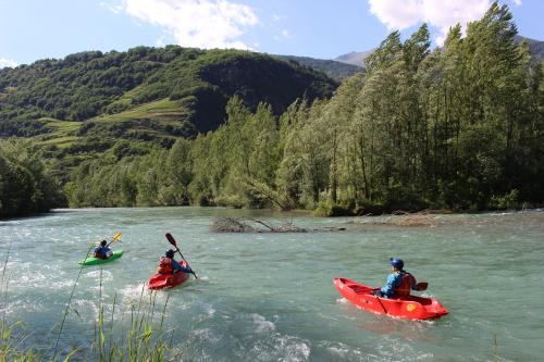 Discesa in kayak lungo il fiume Adda