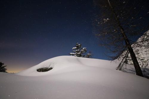 Neve fresca a Campo Moro in Valtellina